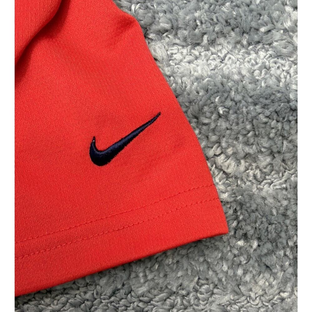Ole Miss Rebels Nike Dri-Fit Mens POLO Medium RED jersey Embroidered Logo - Picture 5 of 9